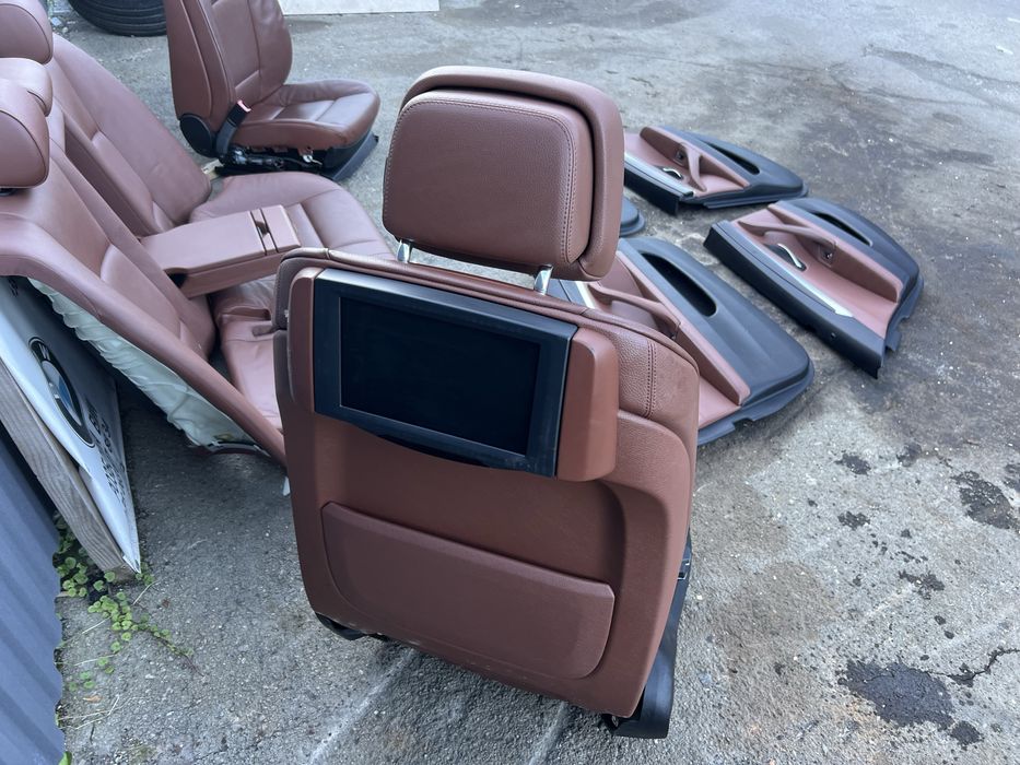 Салон bmw f10 коричнево-рудий монітори підігрів