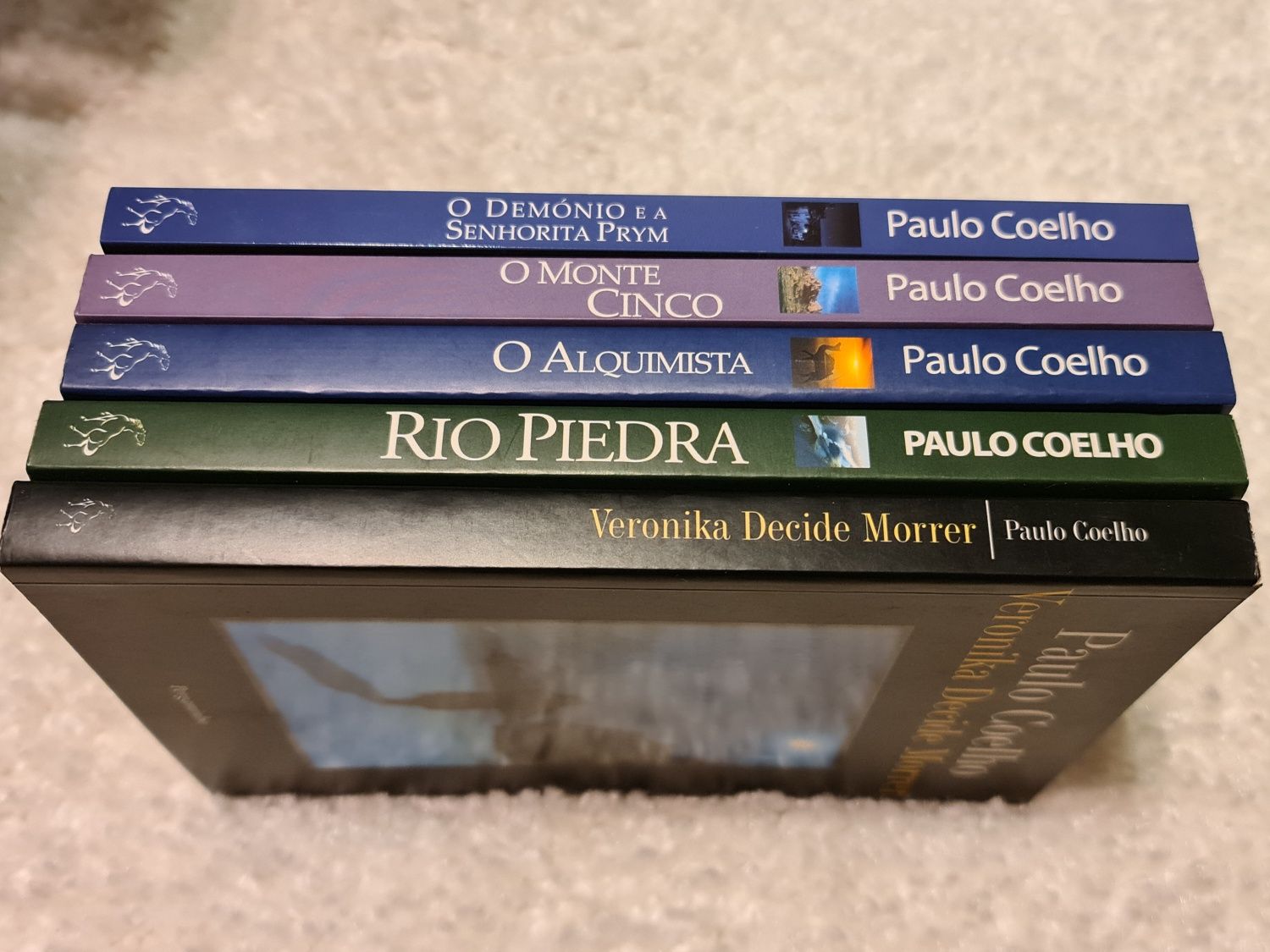 Conjunto de 5 livros de Paulo Coelho