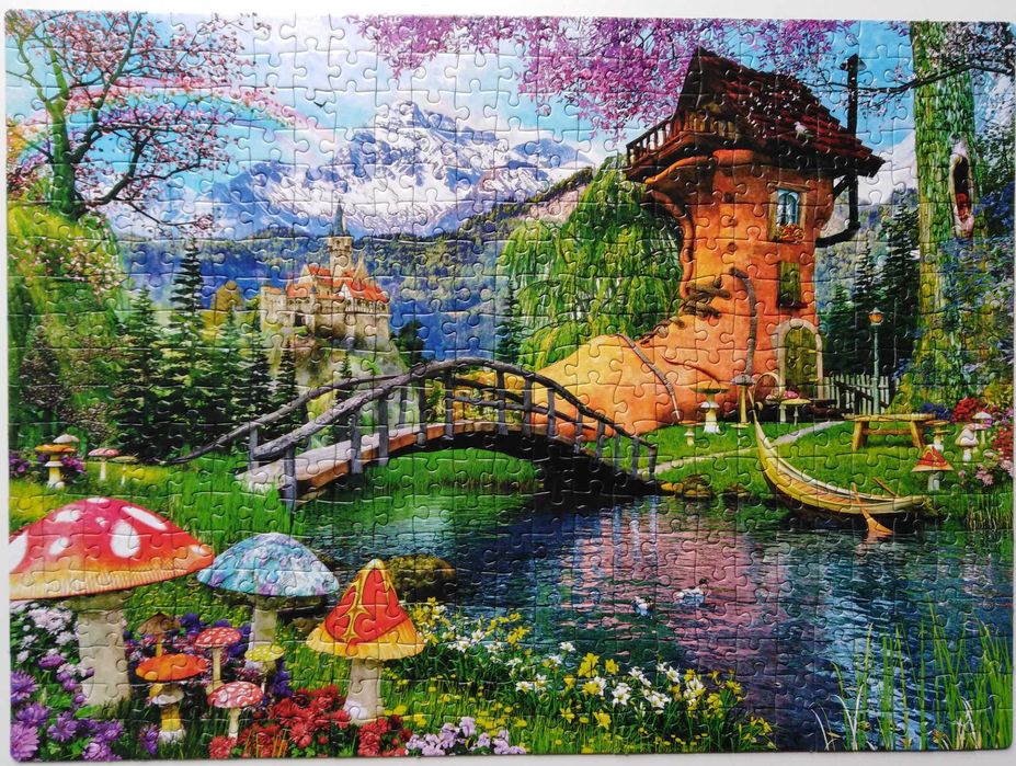 Puzzle CLEMENTONI ** 500**  Old shoe house