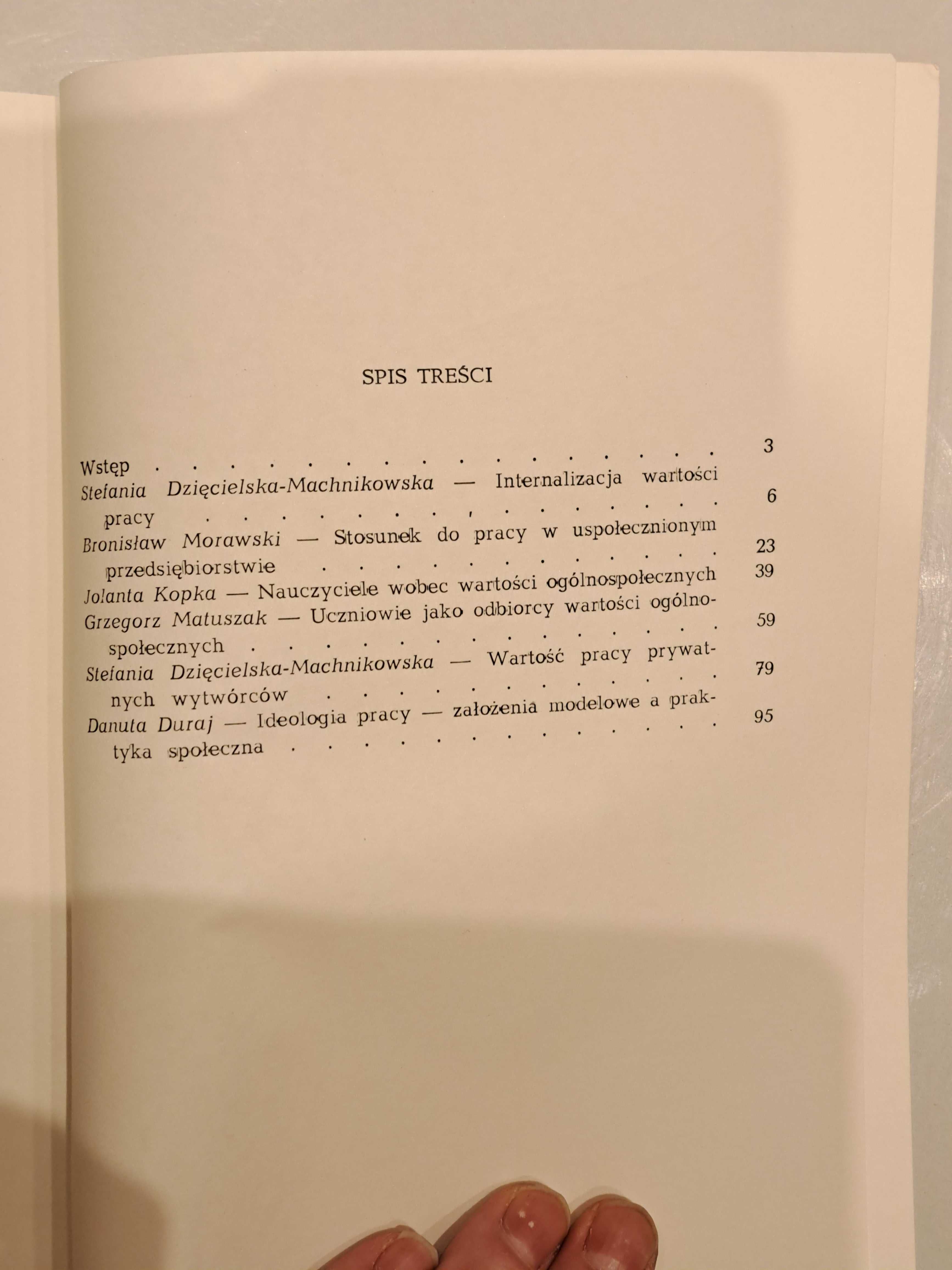 PRL 1989 Pedagogika Socjologia "Ideologia Pracy a Praktyka Społeczna"