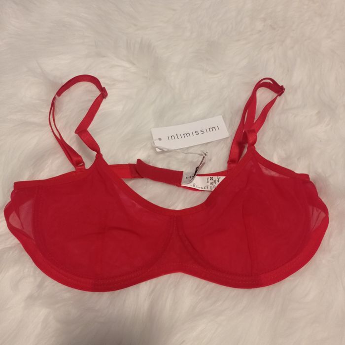 Biustonosz czerwony Intimissimi 75B nowy metka