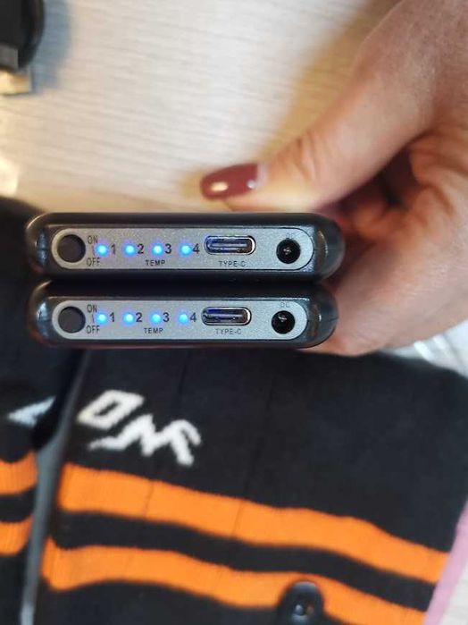 Podgrzewane skarpety, bardzo duży akumulator 5000 mAh Rozmiar 36-42