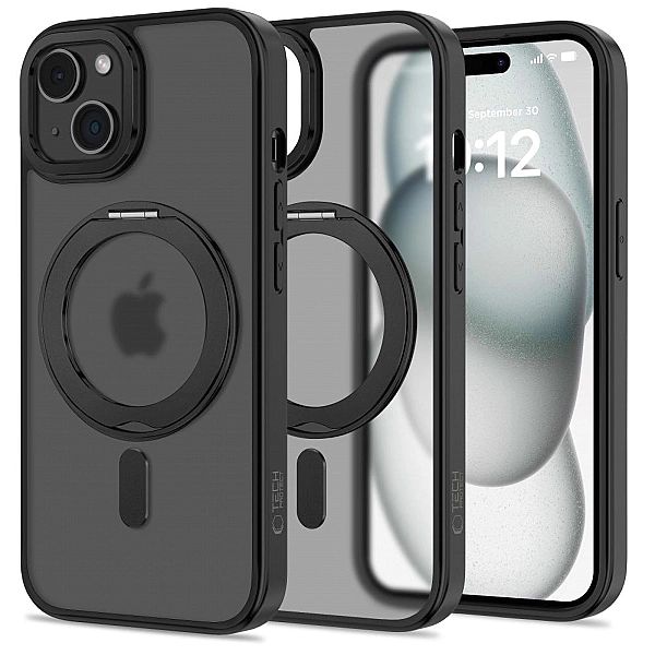 Tech-Protect Magring Magsafe Iphone 15 Matte Black