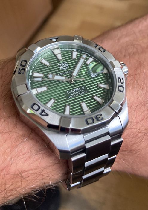 Tag heuer Aquarcer green full set