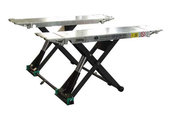 Podnośnik warsztatowy nożycowy MAHA Solo III  2500 kg