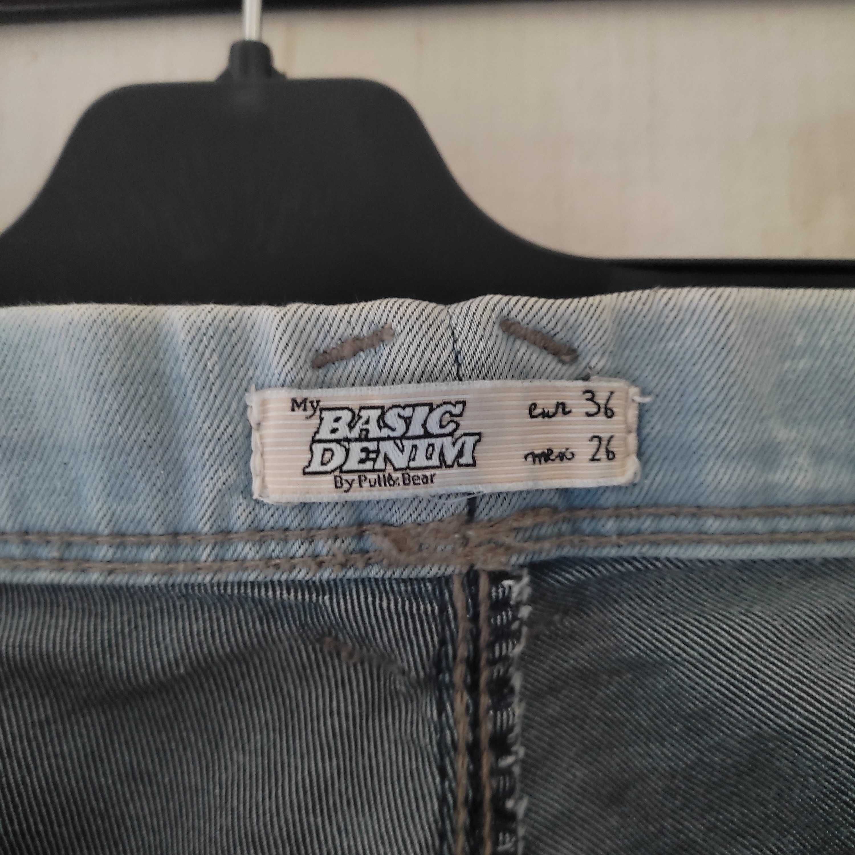 Jeans, Calças de ganga elásticas, tamanho 36