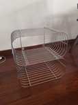 półki viral tiktok wire chrome shelf stolik nocny chrom ikea unikat