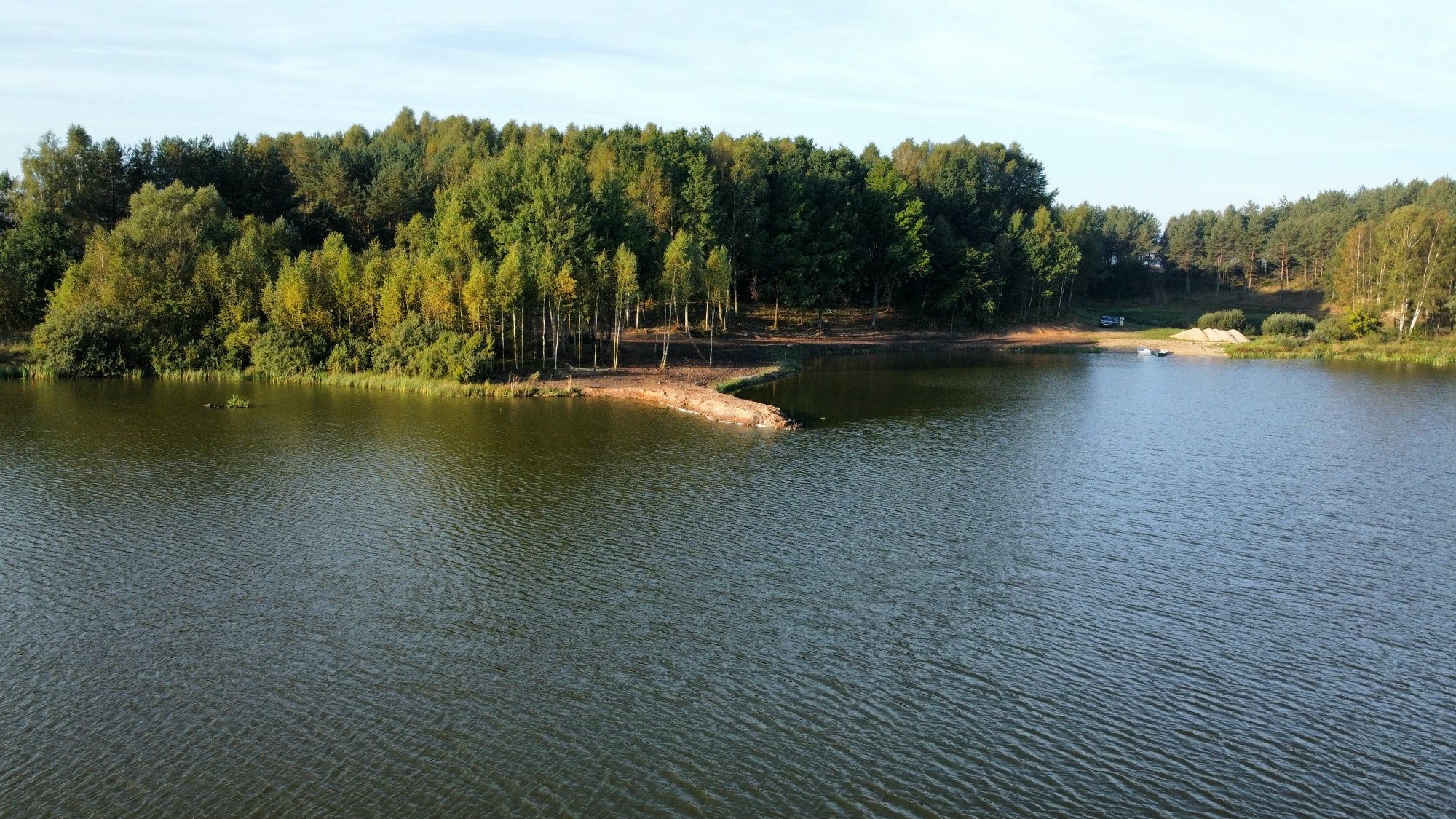 piękna działka widokowa nad jeziorem/ prywatny dostęp