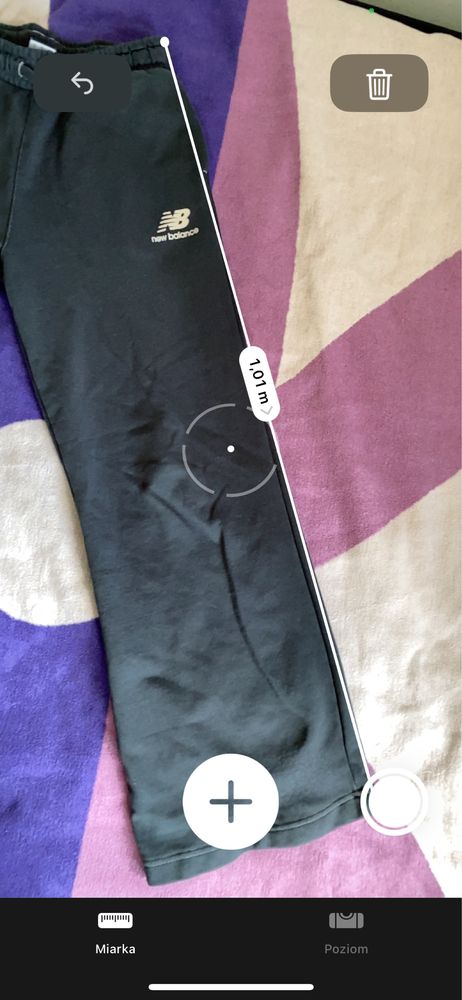 spodnie dresowe szeroka nogawka dzwony baggy new balance vintage