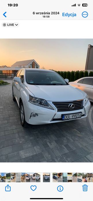 Lexus RX LEXUS RX350  Pierwszy Własciciel Salon Polska