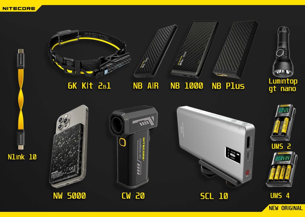 Nitecore CW20/NB/NW5000/SCL10/Lumintop GT/UMS— нові, оригінал