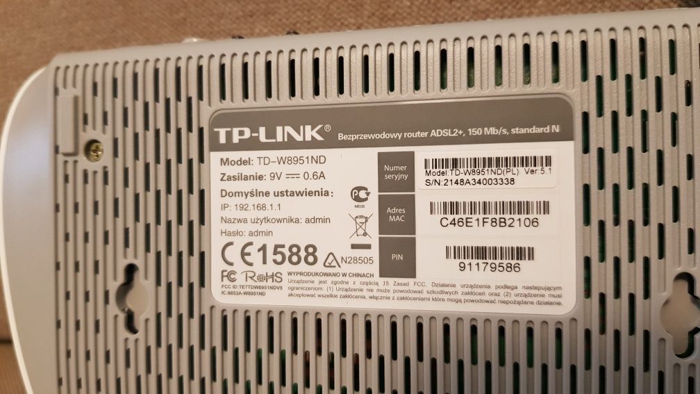 Router bezprzewodowy TP-Link 150Mb/s