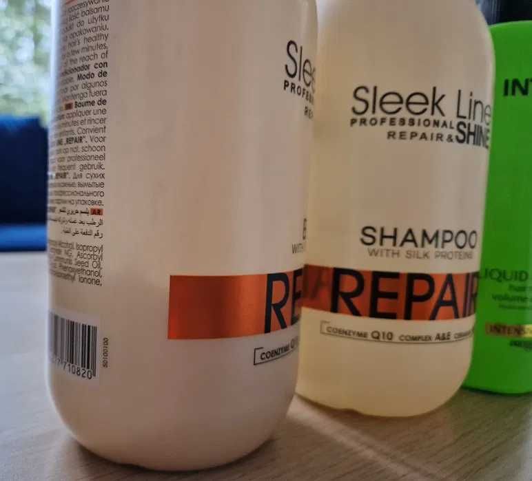 Zestaw komplet kosmetyków do pielęgnacji włosów szampon odżywka spray