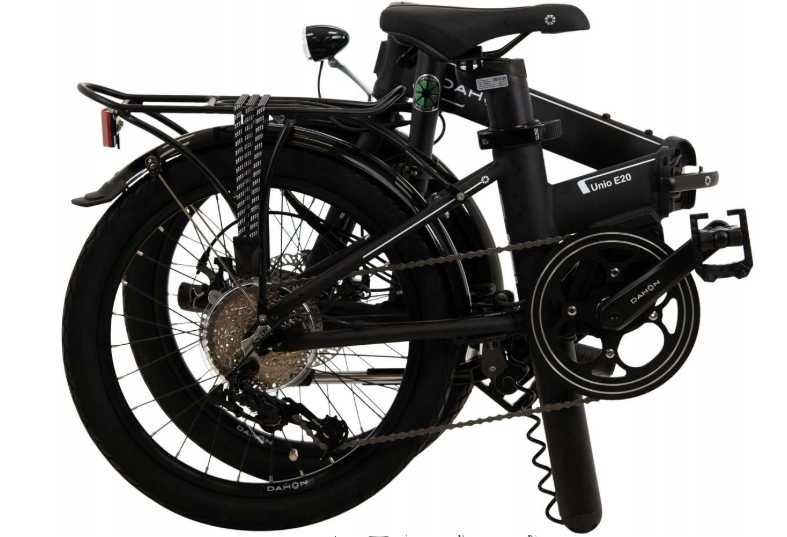 Rower elektryczny składany DAHON UNIO E20 idealny na kemping.