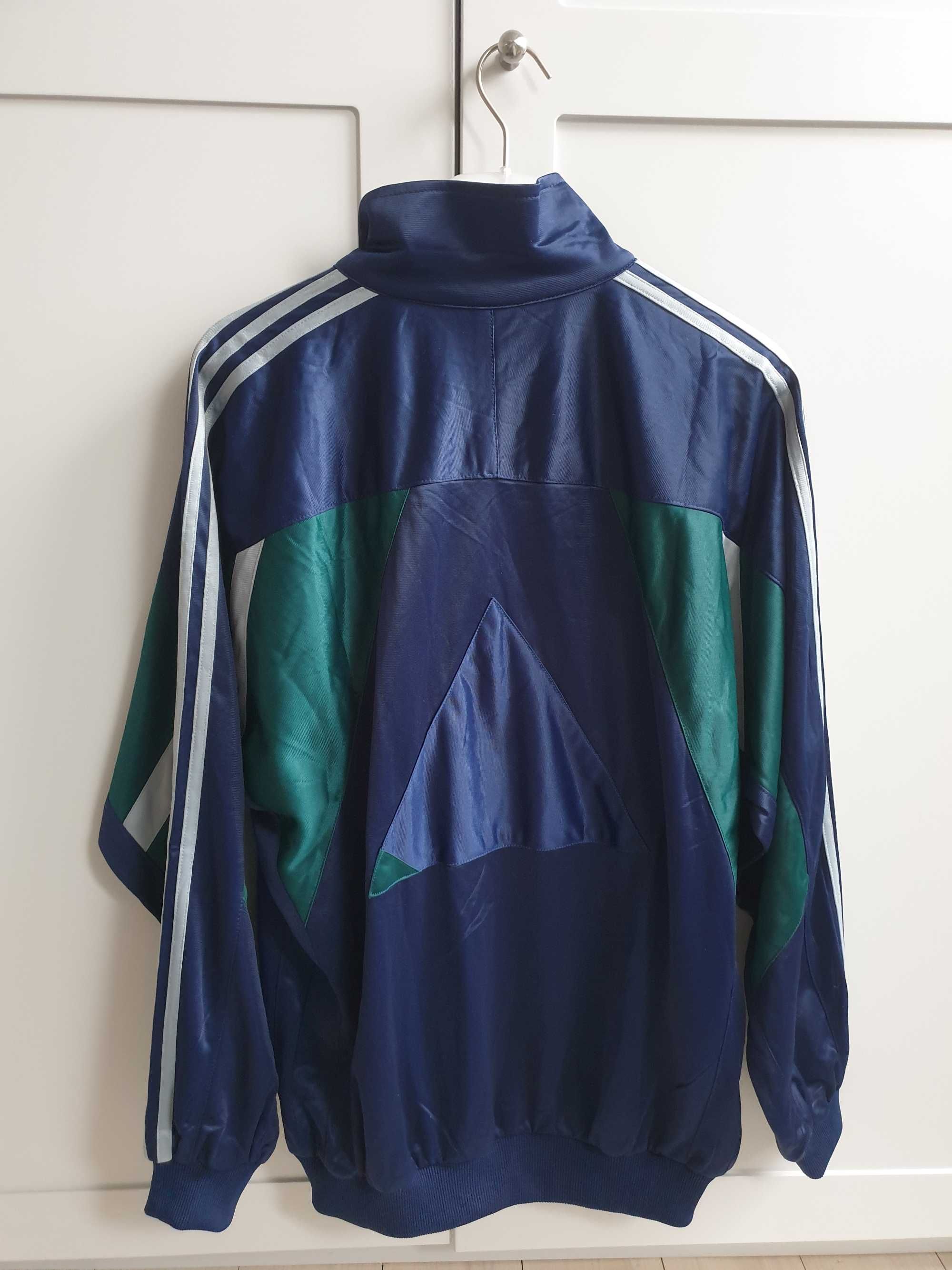 Bluza ze stójką sportowa zapinana na zamek vintage old school XL