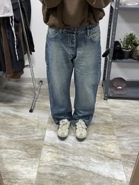 Широкі джинси baggy rap pants y2k vintage фейд широкие штаны реп