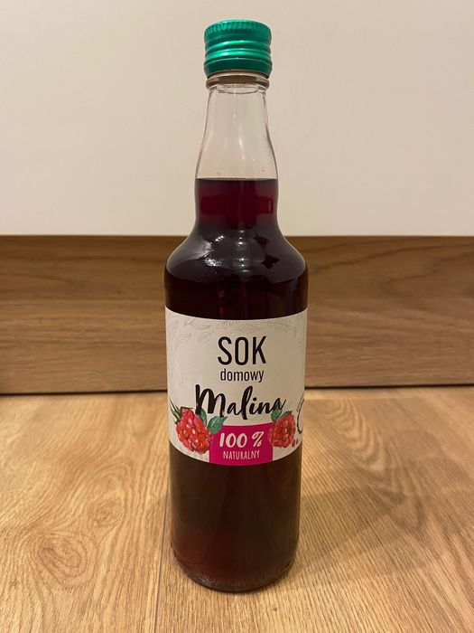 Sok z malin 100% domowy