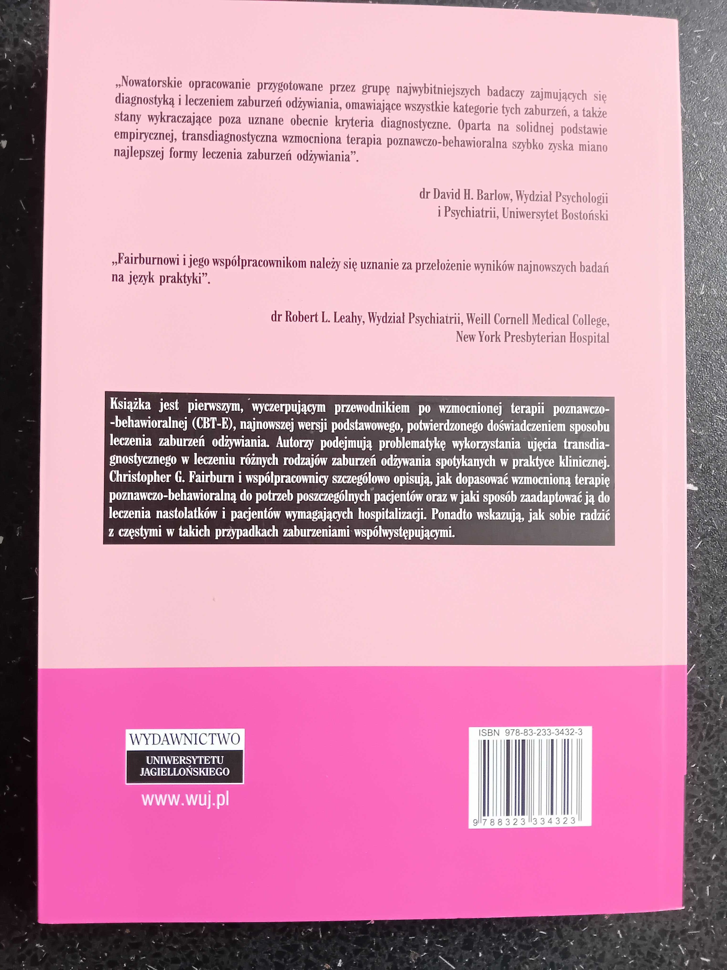 Terapia poznawczo-behawioralna i zaburzenia odżywiania.
