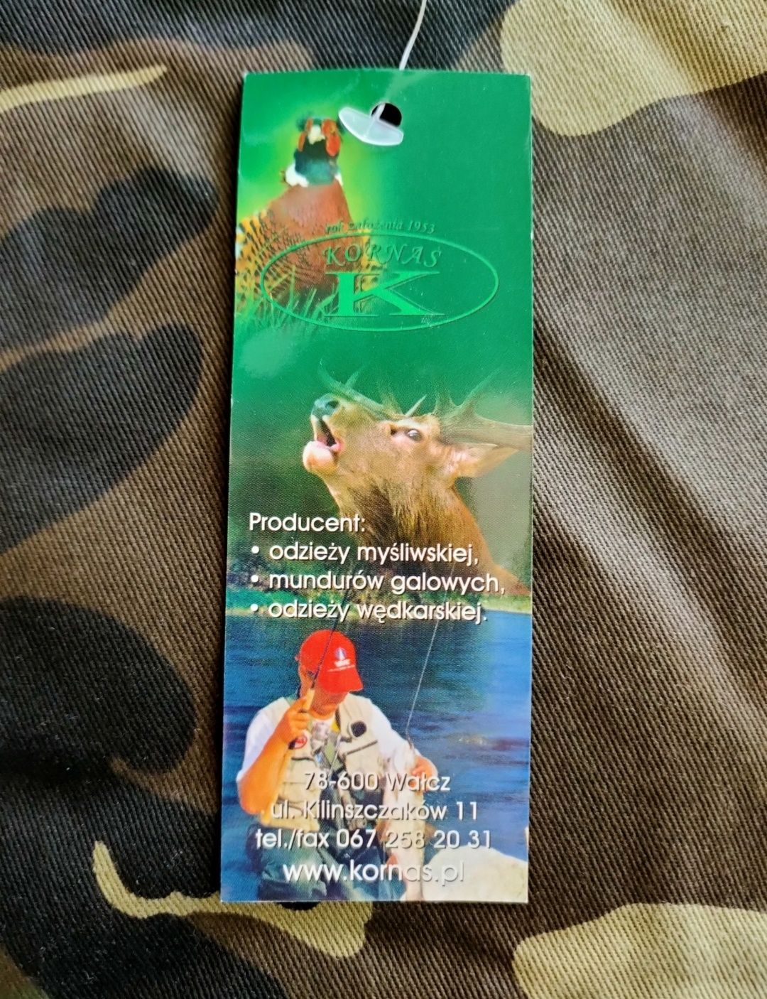 Kamizelka Kornaś moro wędkarska ocieplana XL + nerka