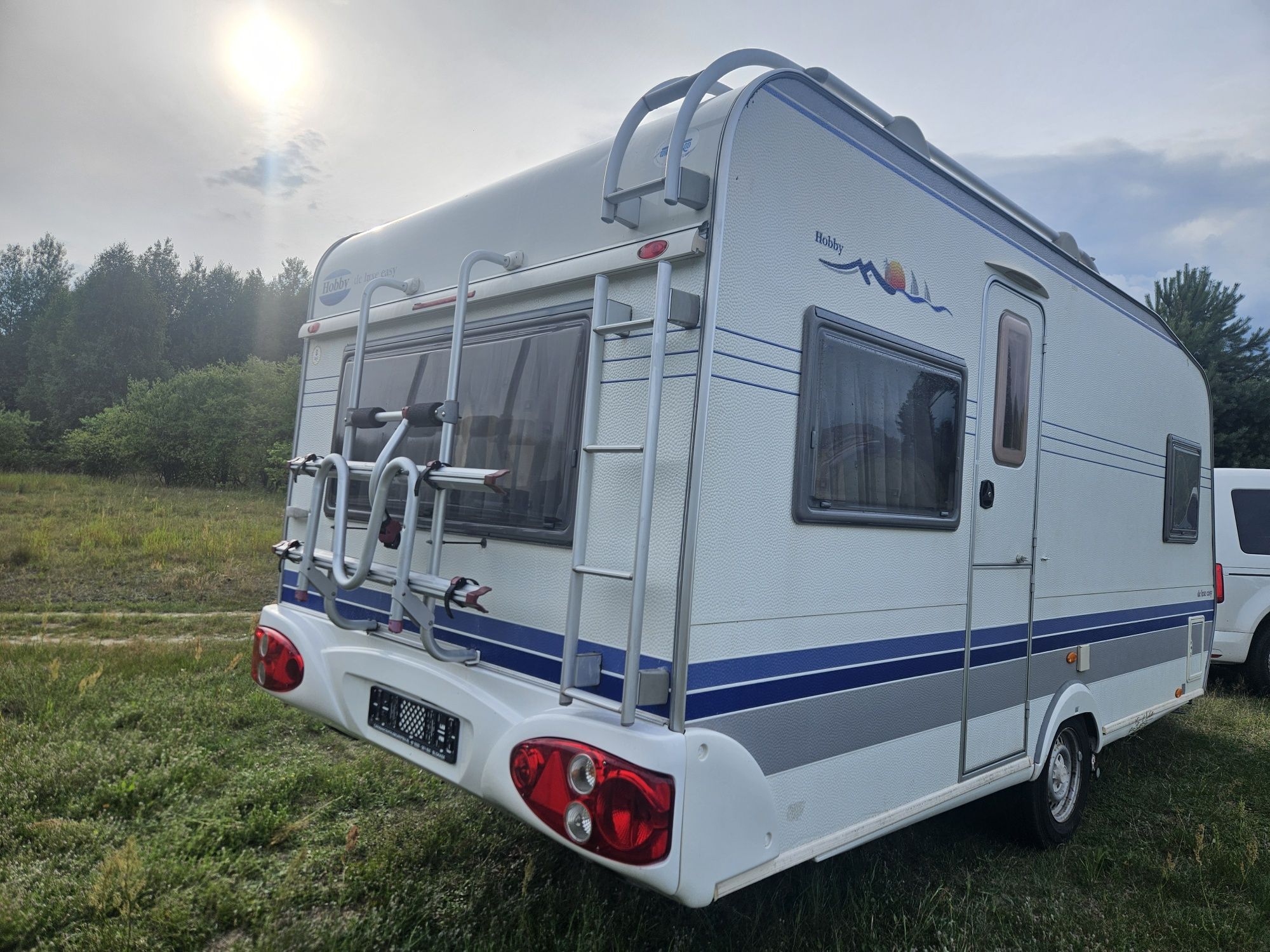 Przyczepa kempingowa Hobby De Luxe z 2006r 1350Dmc