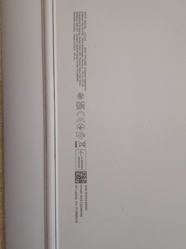 Ноутбук HP Laptop, Відмінний стан, AMD Ryzen 5, SSD 512