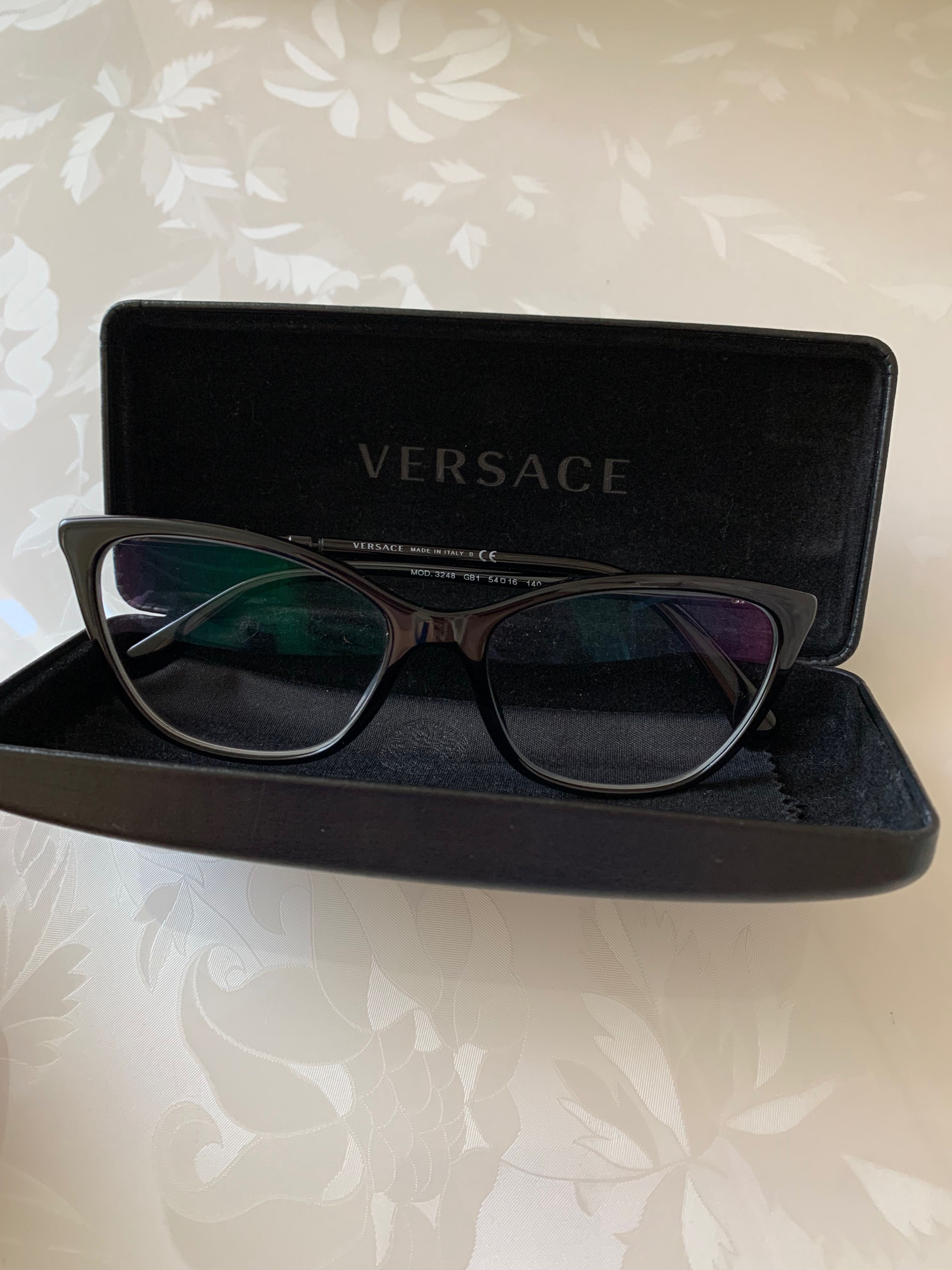 Оправа оптична, окуляри VERSACE форми котяче око