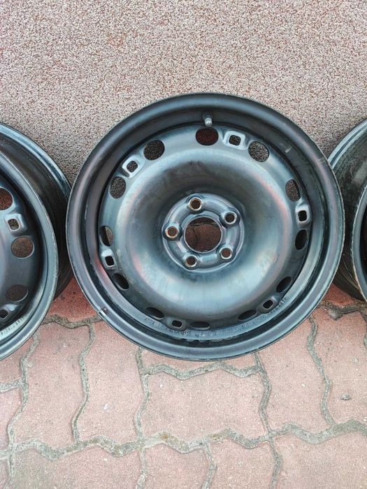 Felgi Stalowe VW Volkswagen 5x100 15" 6J ET38 A3 Polo Fabia Rapid 15