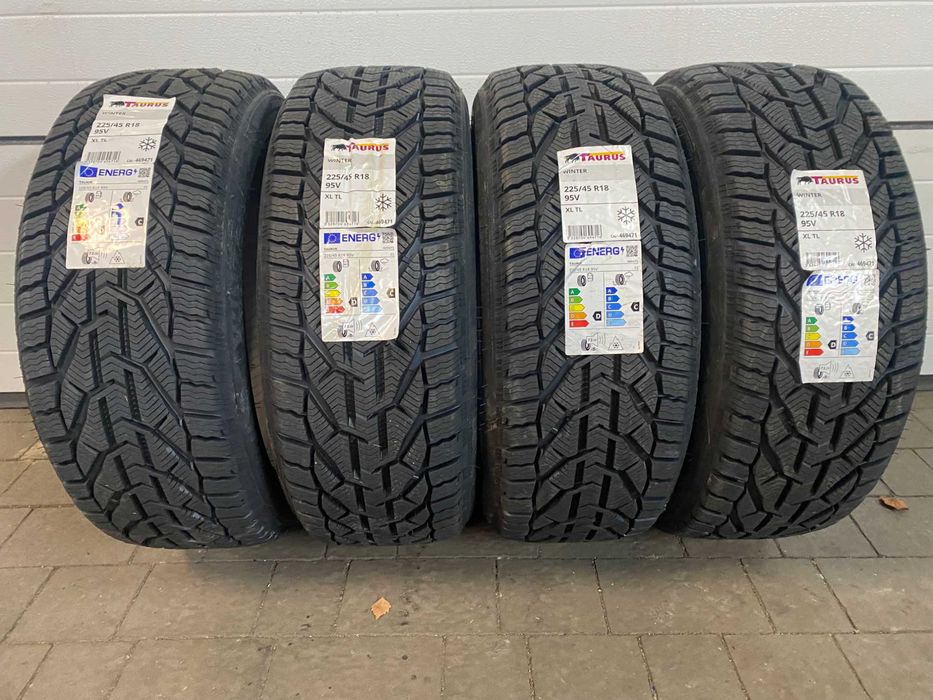 4x 225/45 R.18 95V XL Taurus Winter Kormoran Snow 2024 opony zimowe