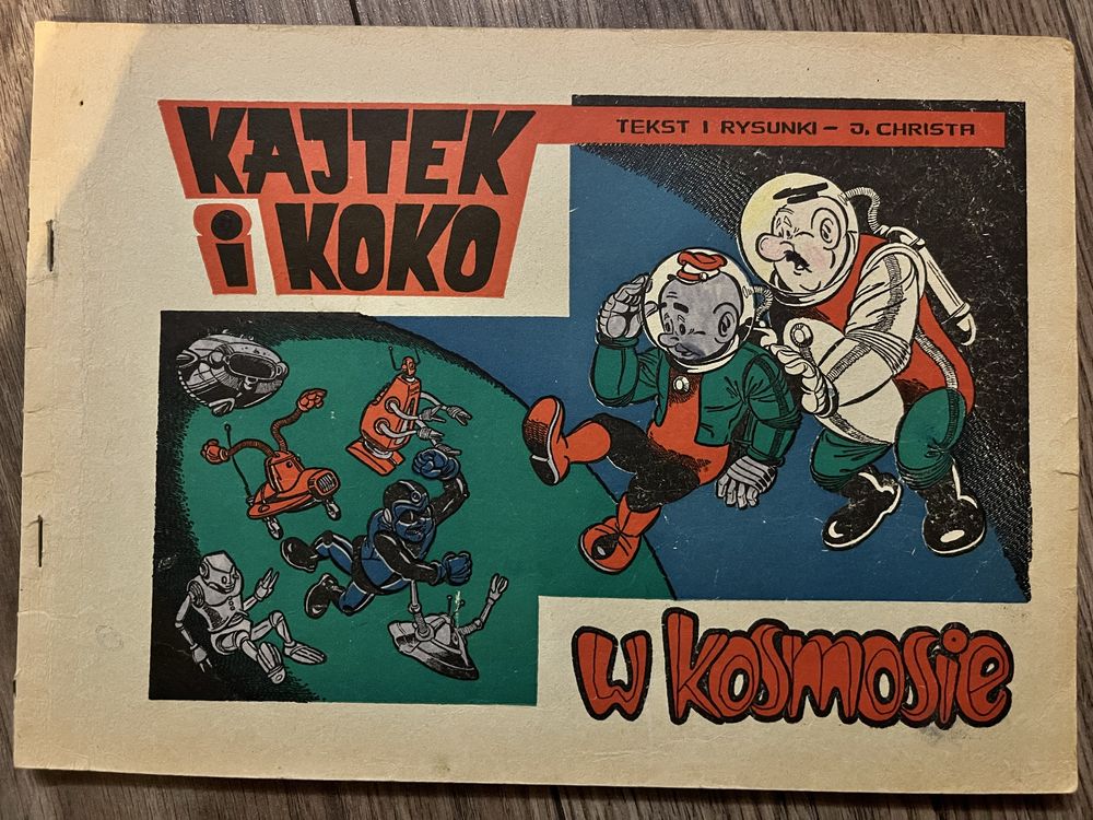 Kajtek i Koko „W kosmosie” komiks 1974 r.