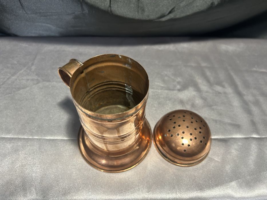 Miedziany przyprawnik z uchwytem – Sygnowany EVE-WARE – Zamykany