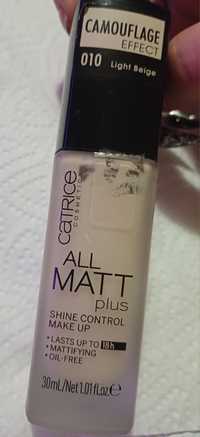 Catrice all matt shine control 015 vanilla beige тональна основа