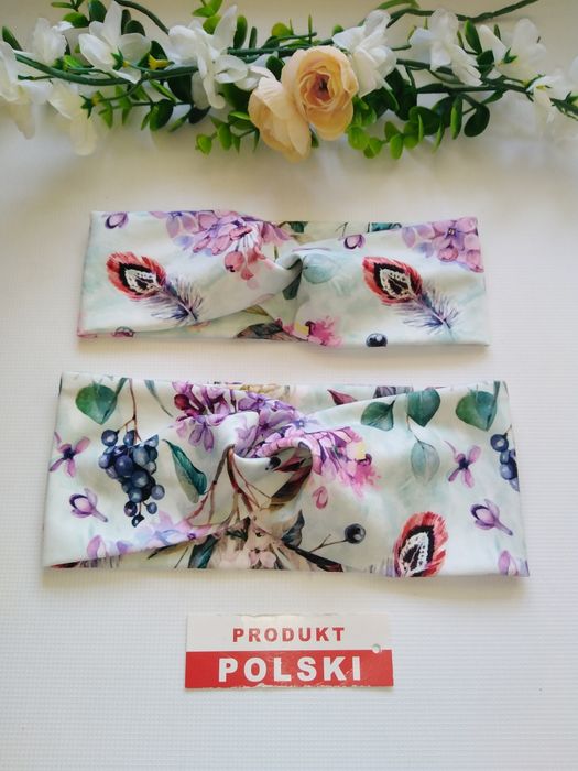 Opaski na głowę ~~ 2szt.  ~~ przeplatane a'la Turban ~~ hand made ~~