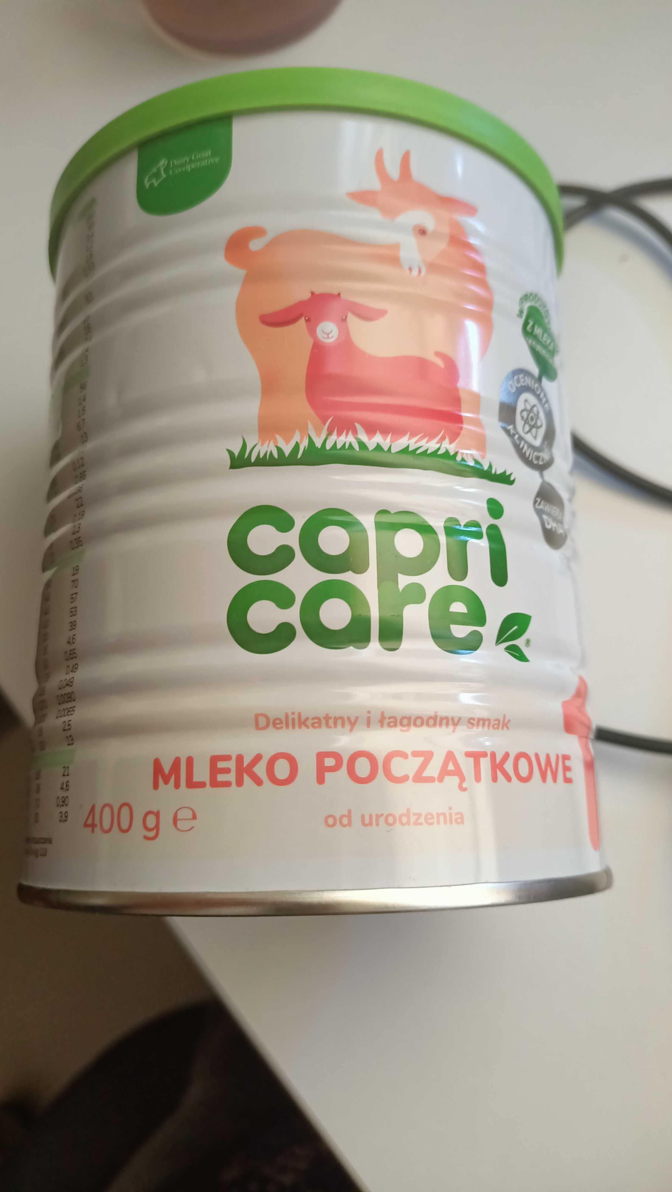 Mleko początkowe kozie 1. Capri care. Waga 400g.