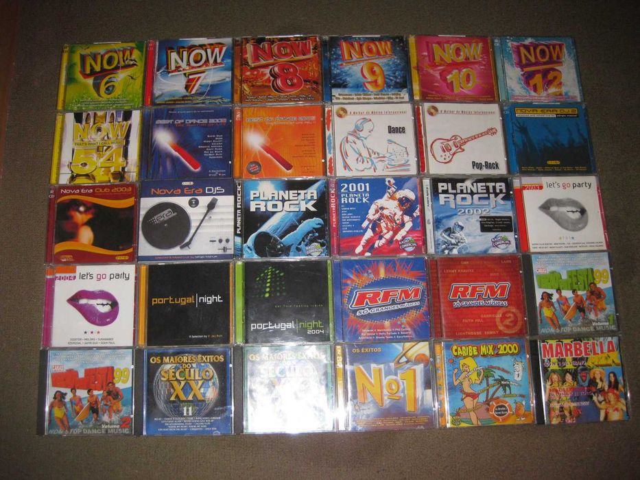 Lote de 56 CDs de Música (Colectâneas). Portes Grátis!