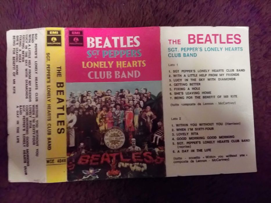 Cassete/K7 - The Beatles ‎– Sgt. Pepper's Lonely Hearts Club Band