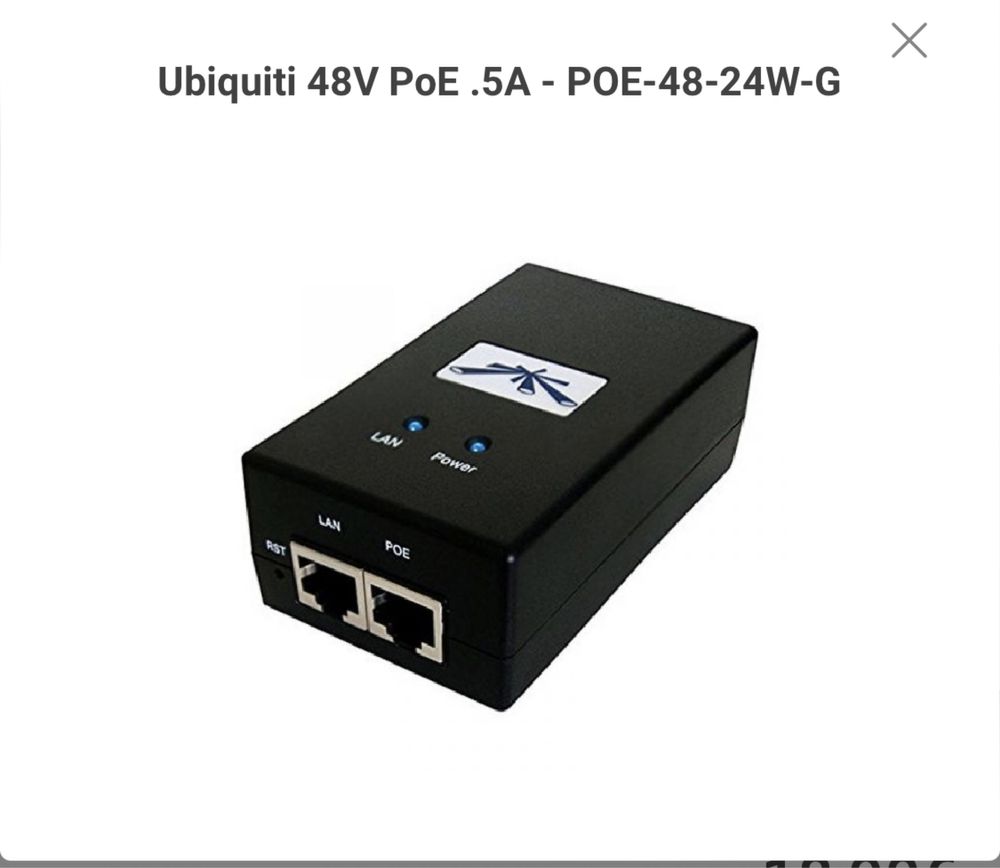 Adaptador Poe 48v Novos