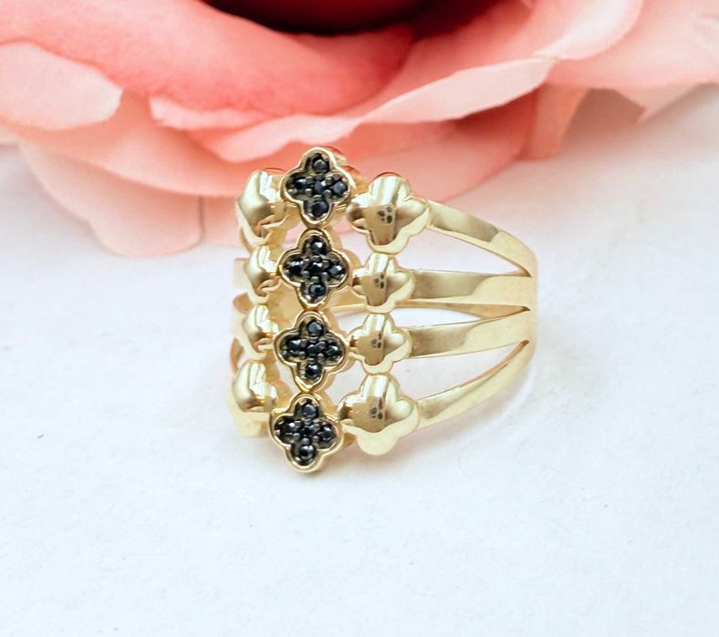 Nieużywany złoty pierścionek PR.585 14K