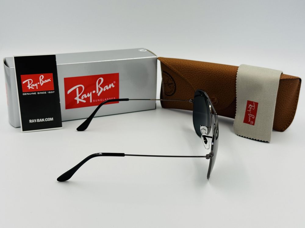 Солнцезащитные очки Ray Ban Aviator Metal 3026 Gun-Black 62мм стекло