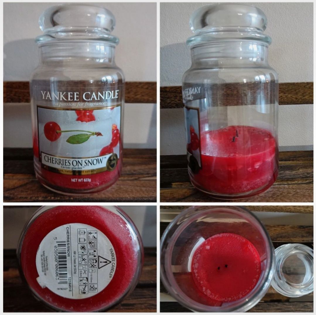 Yankee Candle Cherries on Snow UNIKAT świeca zapachowa