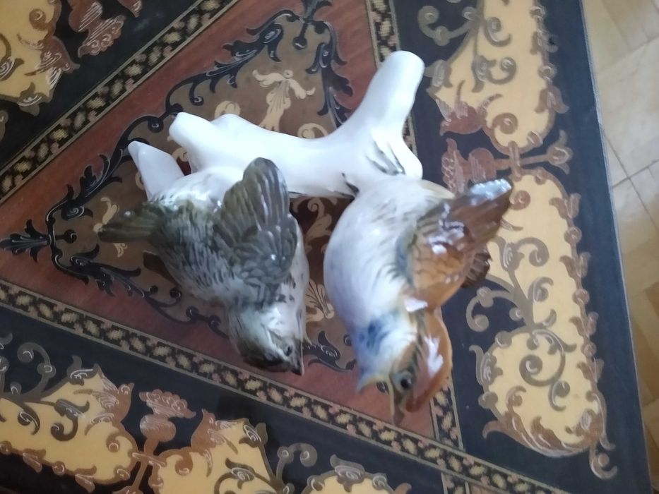 ENS figurka porcelanowa ptaki