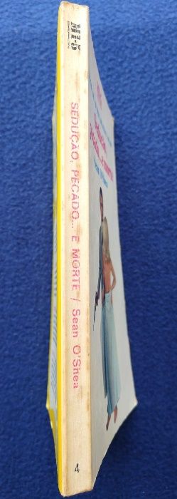 Livro "Sedução, pecado... e morte" Sean O'Shea - Coleção MI5, Nº 4