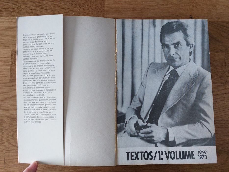 Livro de Francisco Sá Carneiro - Textos