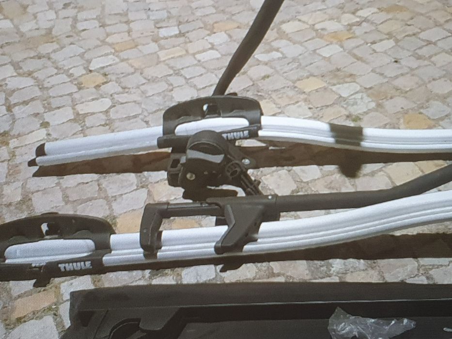 2 barras de tejadilho para 2 bicicletas 100€