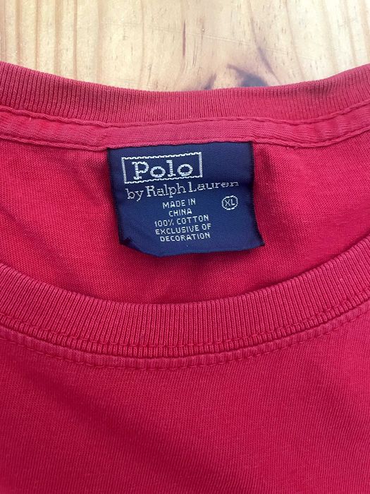Polo ralph lauren t-shirt vintage - vermelho