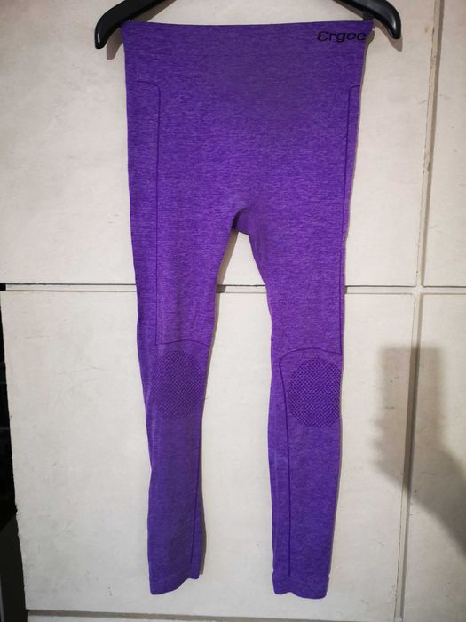 Ergee fioletowe legginsy termiczne 40/L
