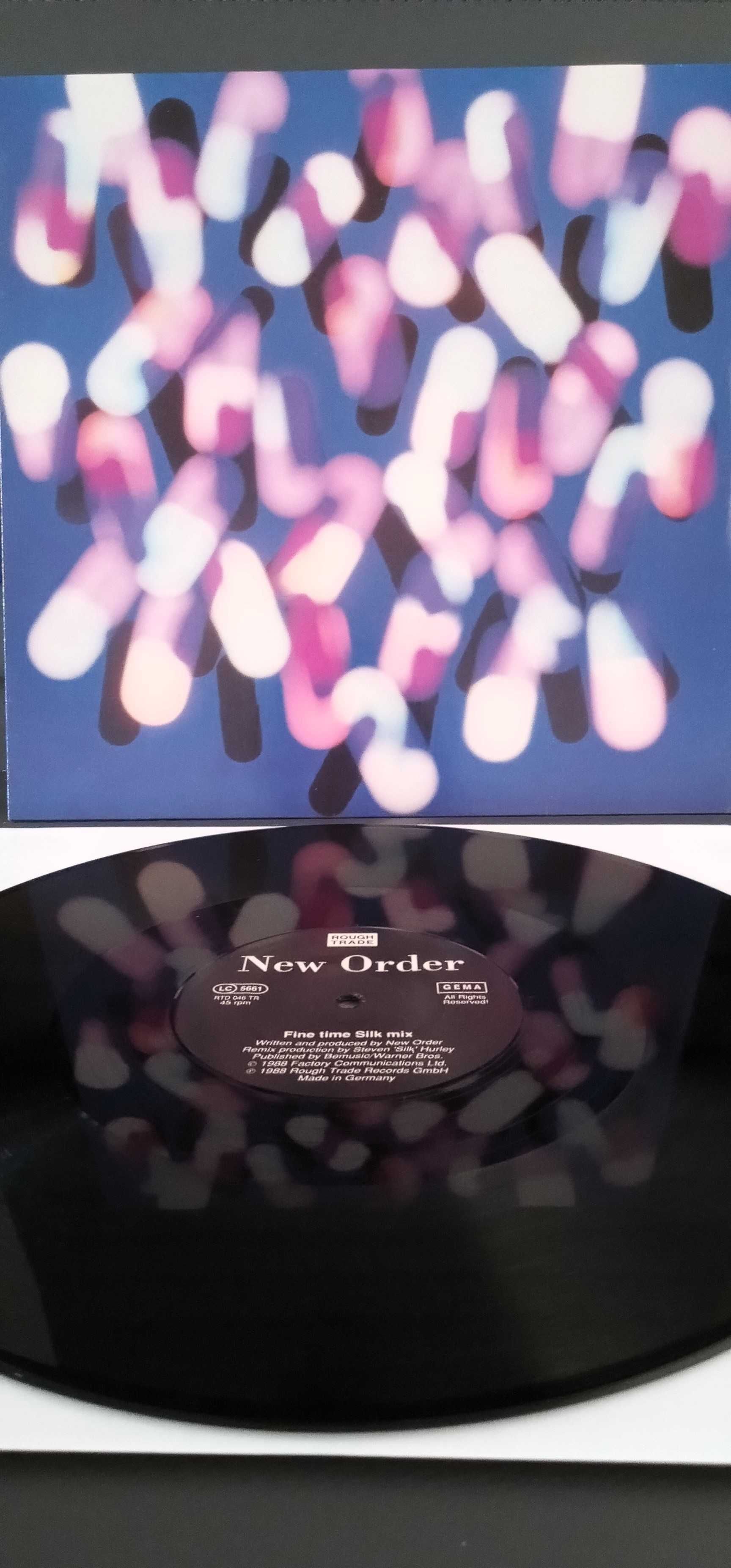 Płyta Winylowa New Order (byłe Joy Division) Fine Time Silk Mix+GRATIS