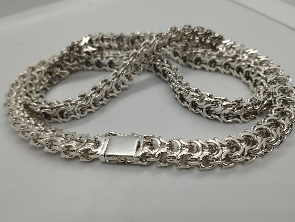 Серебряная крупная цепь 97.85 грамма 57 см