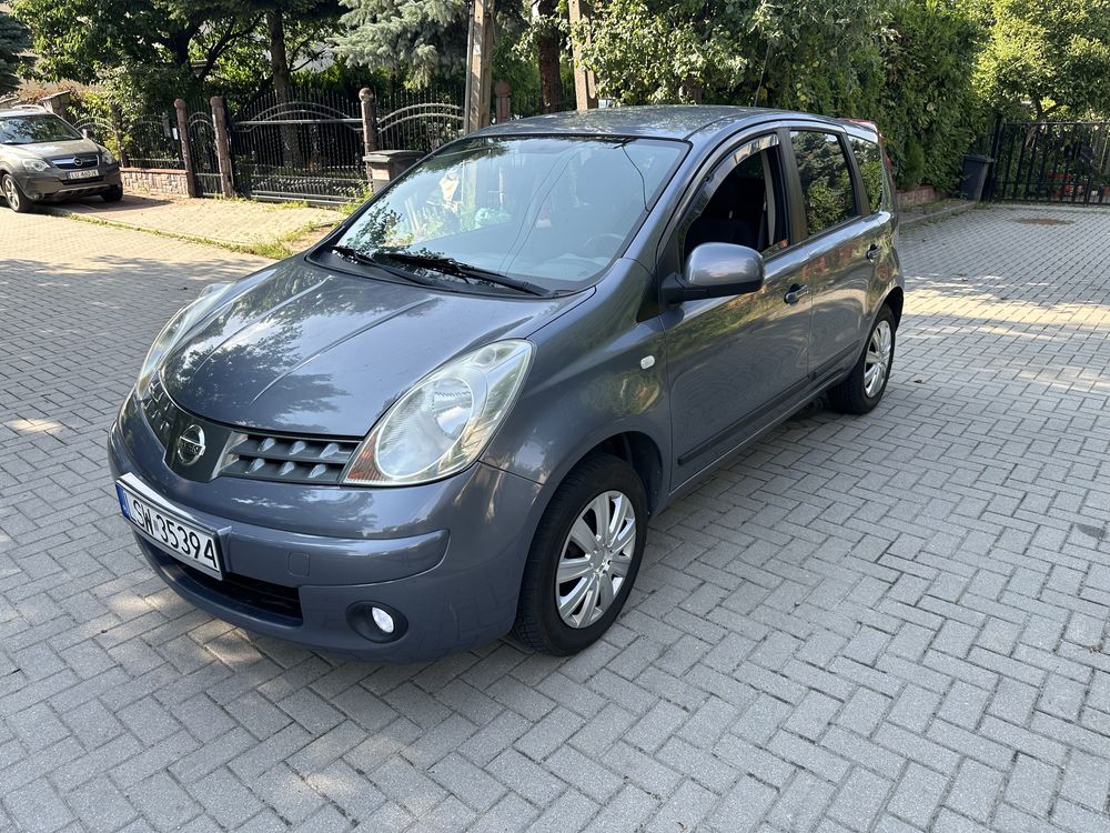 Nissan Note 2007 1.4 benzyna salon polska maly przebieg