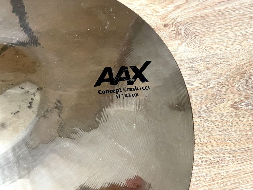 ! Top ! Talerz Perkusyjny Sabian Aax Concept Crash 17” perkusja