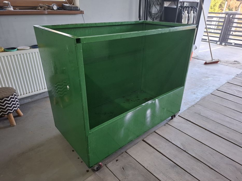 Wózek transportowy na drewno, złom, ekogroszek, pojemnik na kółkach